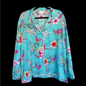 Natori silky pajama top XL